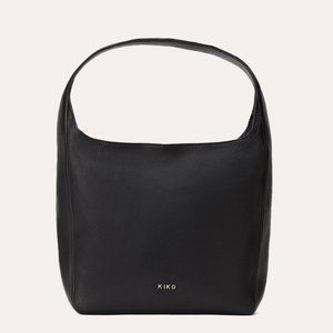 Kiko Leather Purse - Hobo Genuine Leather BLACK